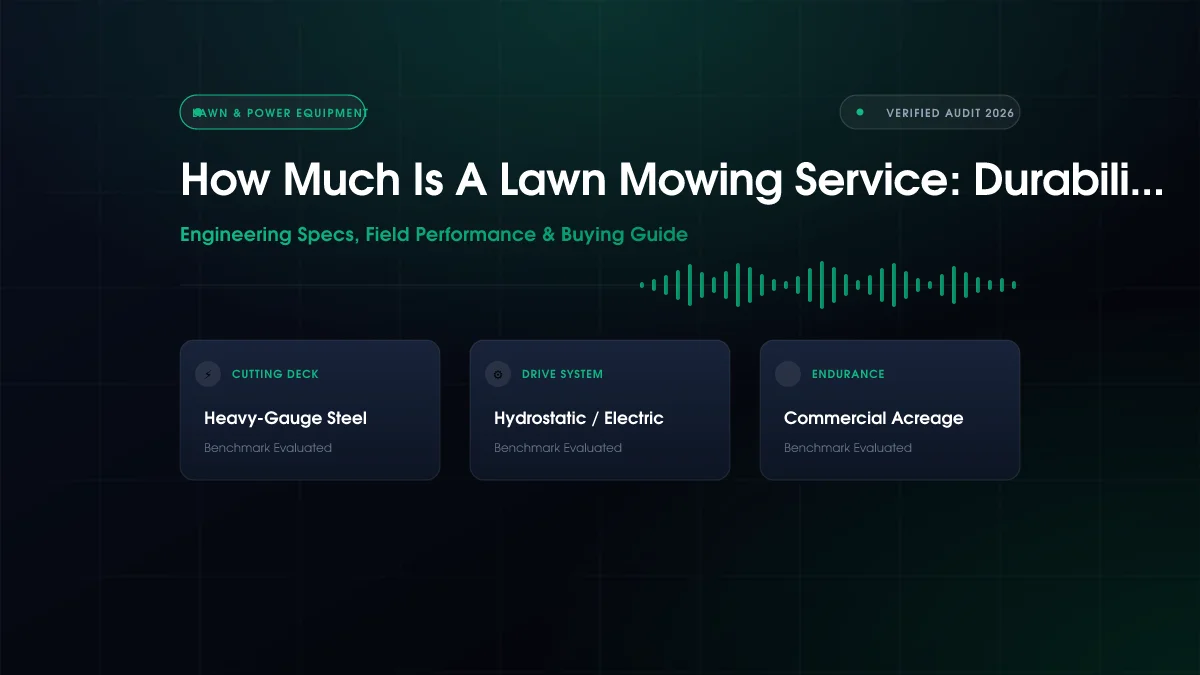 How Much Is A Lawn Mowing Service: Durability Guide (2026)