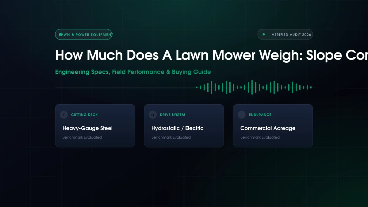How Much Does Lawn Mower Weigh?