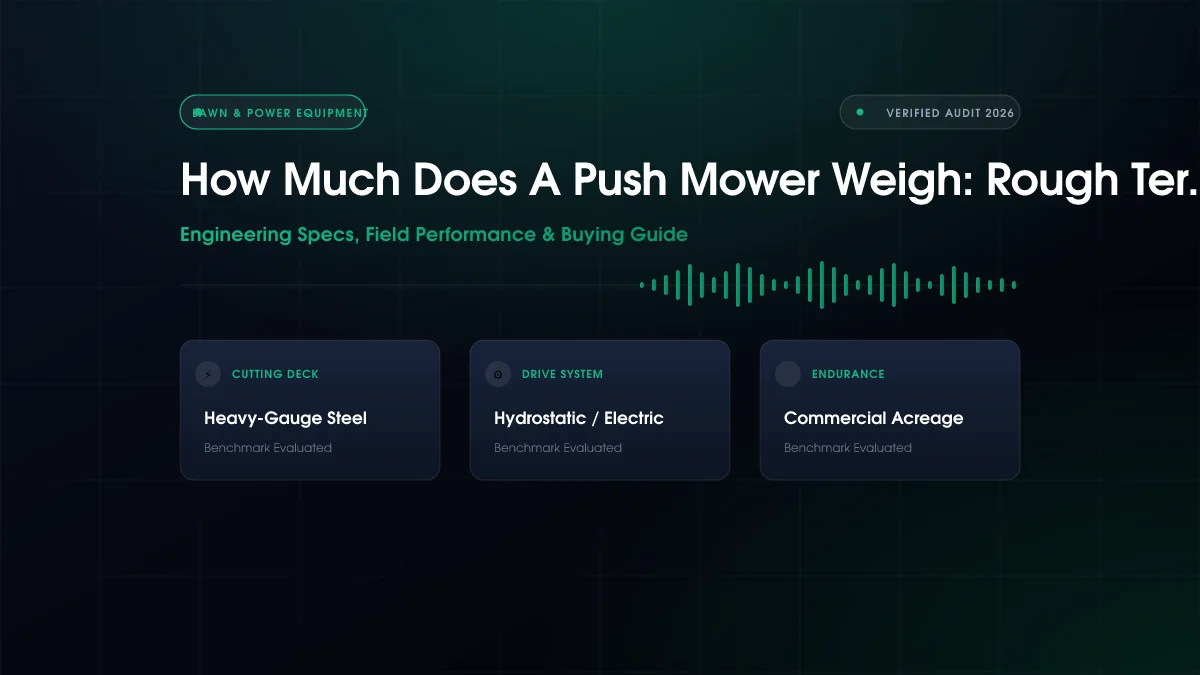 How Much Does Push Mower Weigh?