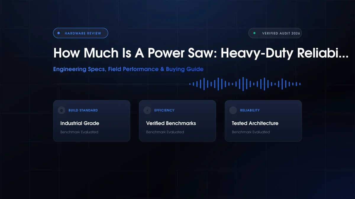 How Much Is A Power Saw: Heavy-Duty Reliability Ranked