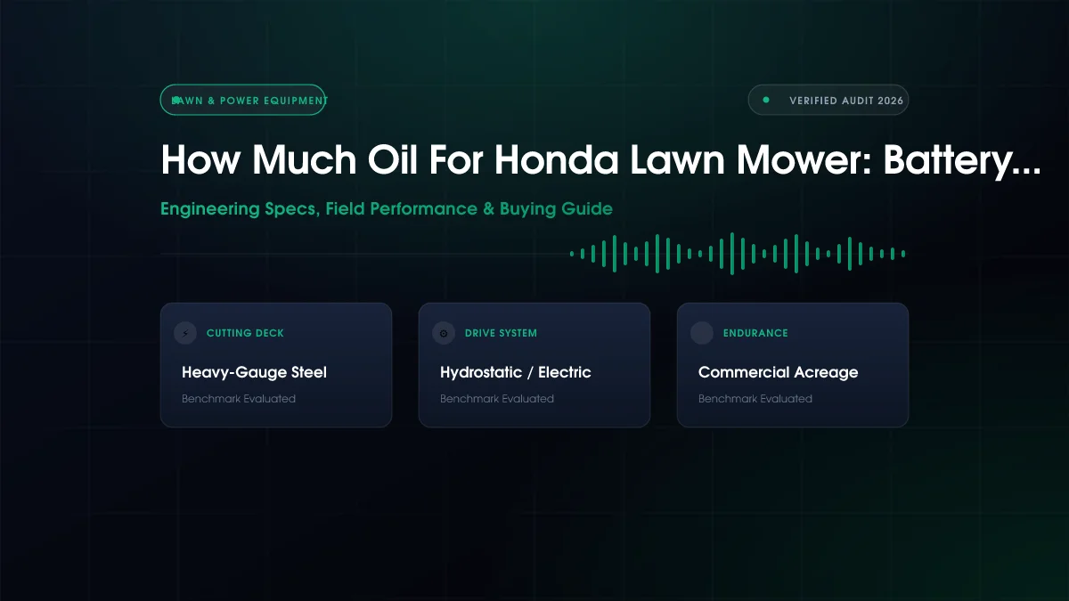 How Much Oil For Honda Lawn Mower: Battery Runtime Ranked