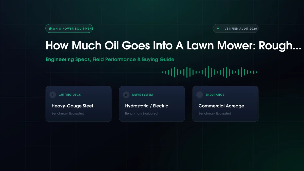 How Much Oil Goes Into A Lawn Mower: Rough Compared (2026)