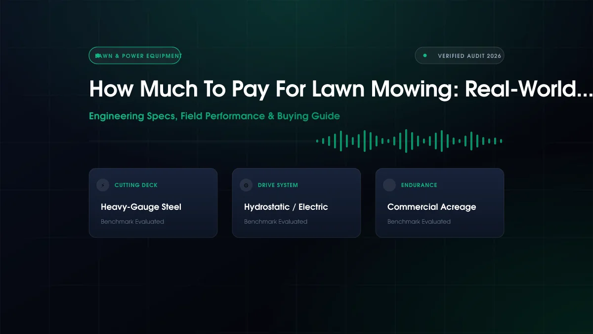How Much To Pay For Lawn Mowing: Real-World Compared (2026)