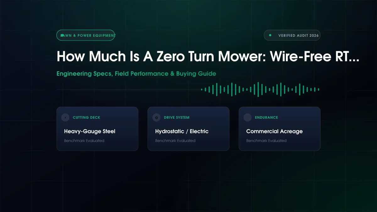 How Much Zero Turn Mower Cost?
