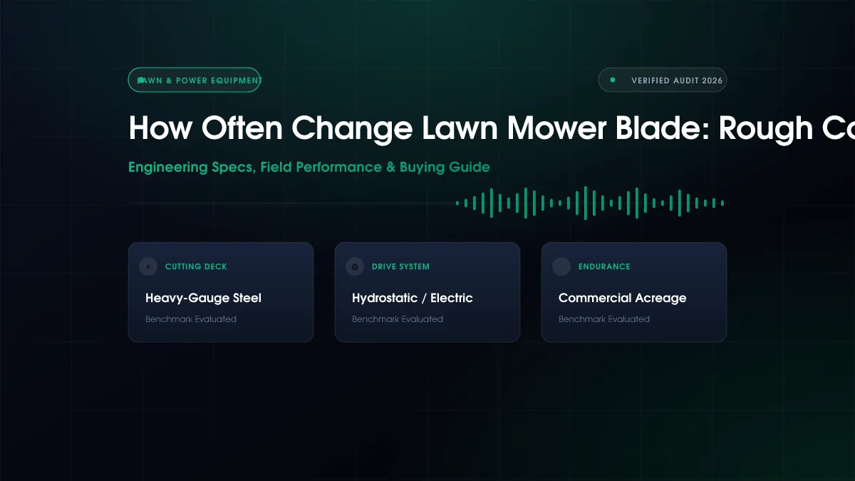 How Often Change Lawn Mower Blade: Rough Compared (2026)