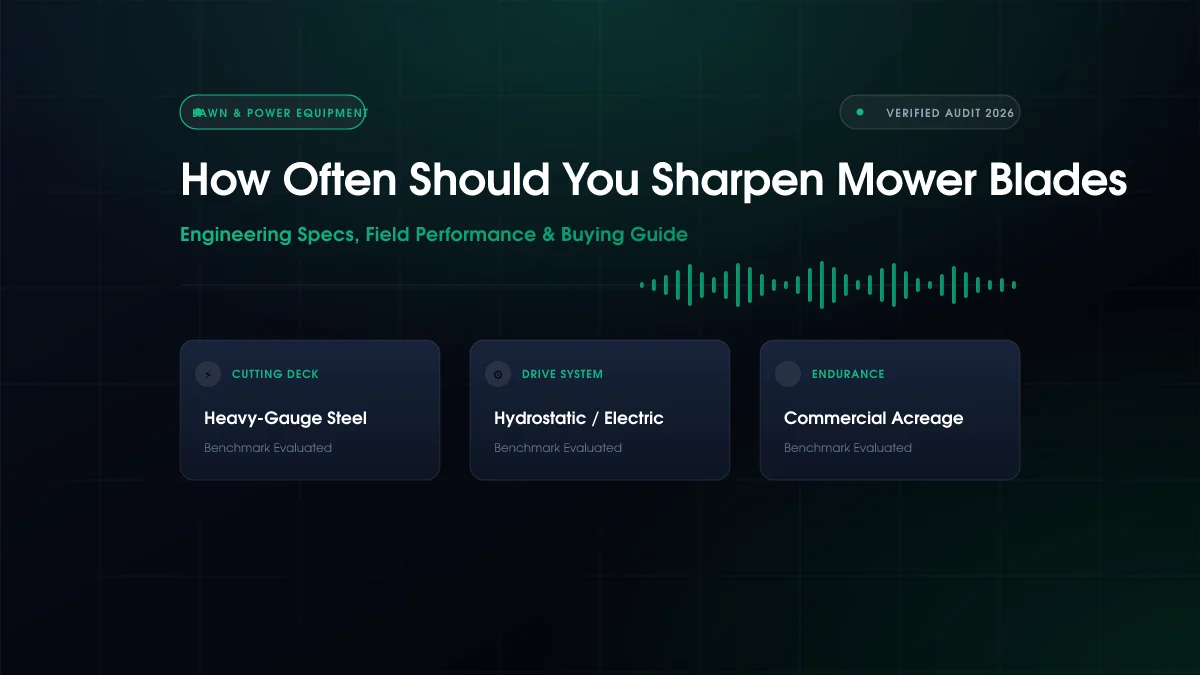 How Often Should You Sharpen Mower Blades?