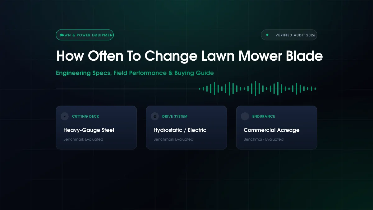 How Often To Change Lawn Mower Blade (2026)