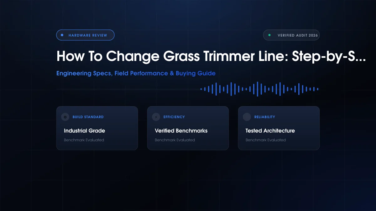 How to Change Grass Trimmer Line