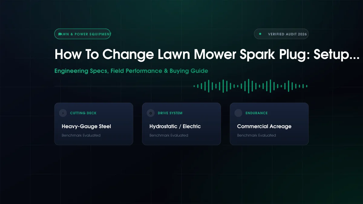 How to Change Lawn Mower Spark Plug