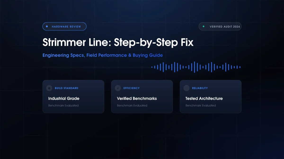 Strimmer Line: Step-by-Step Fix (2026)