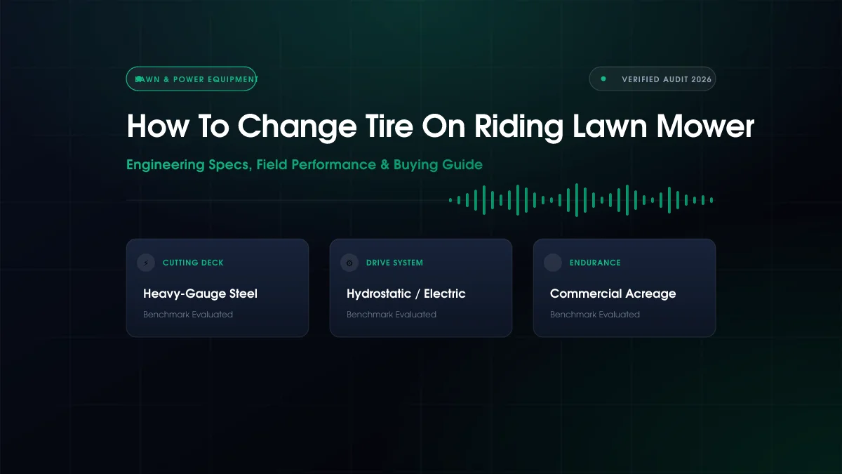 How To Change Tire On Riding Lawn Mower