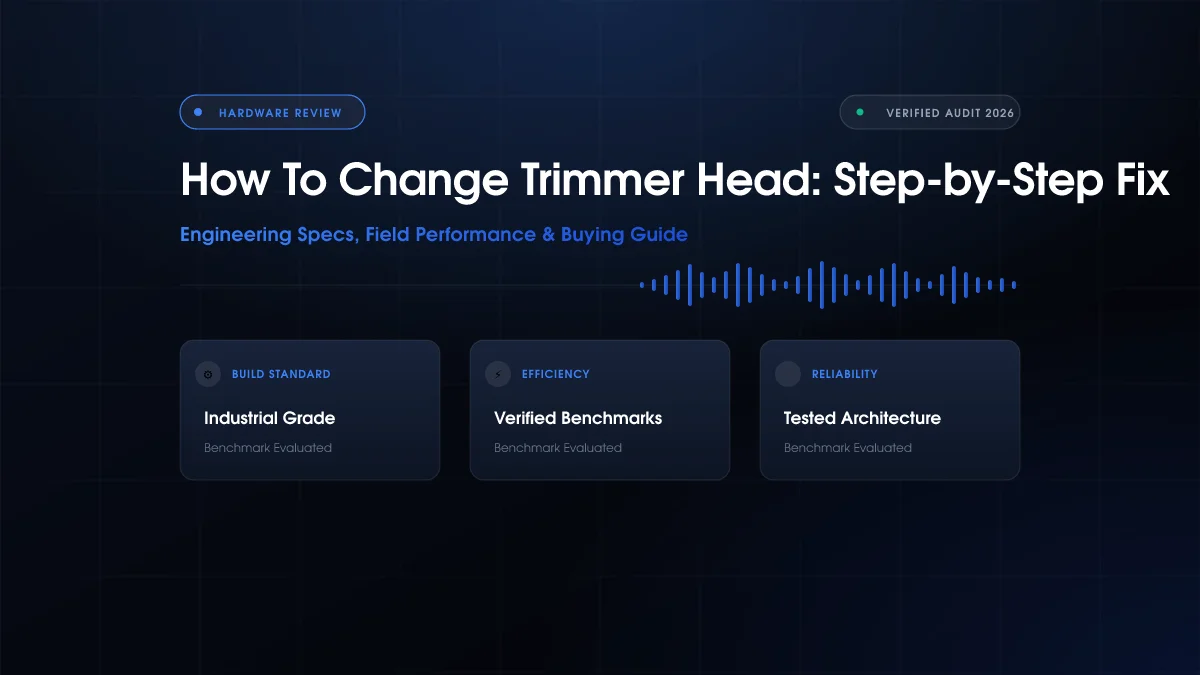 How To Change Trimmer Head: Step-by-Step Fix (2026)