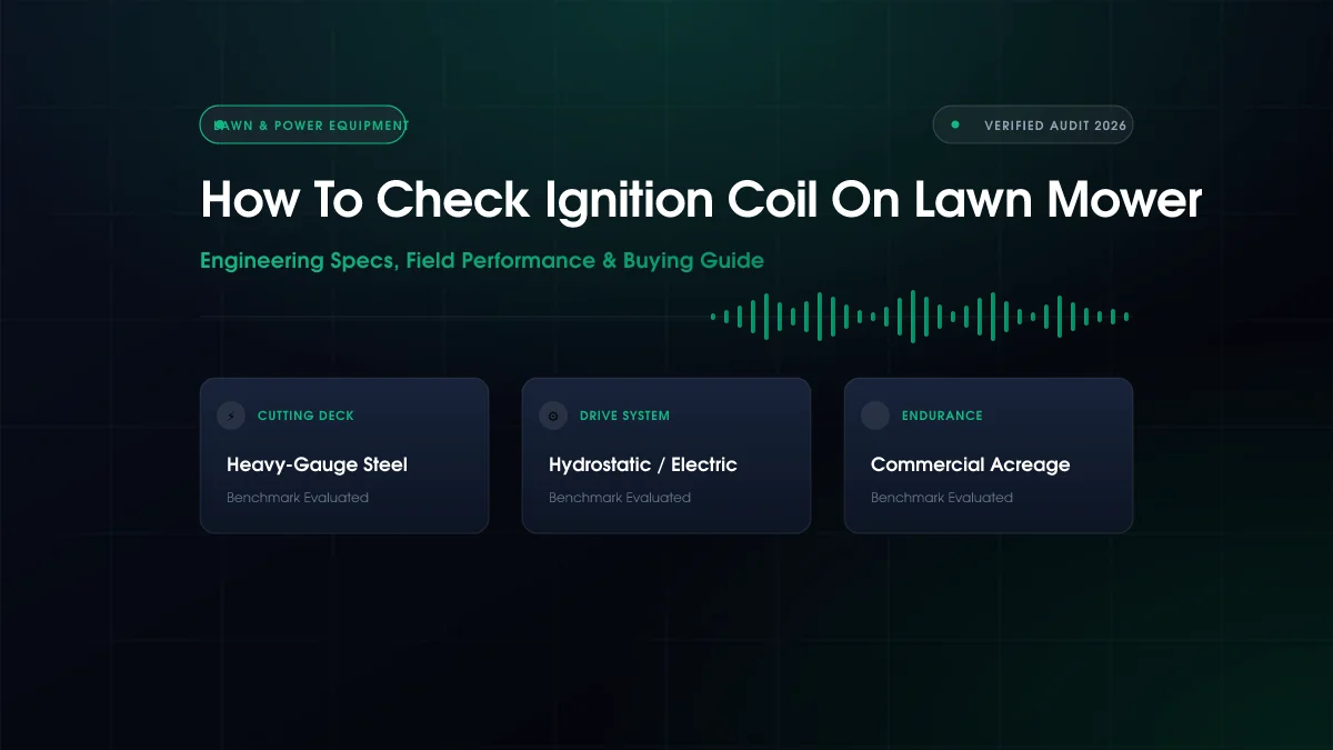How To Check Ignition Coil On Lawn Mower