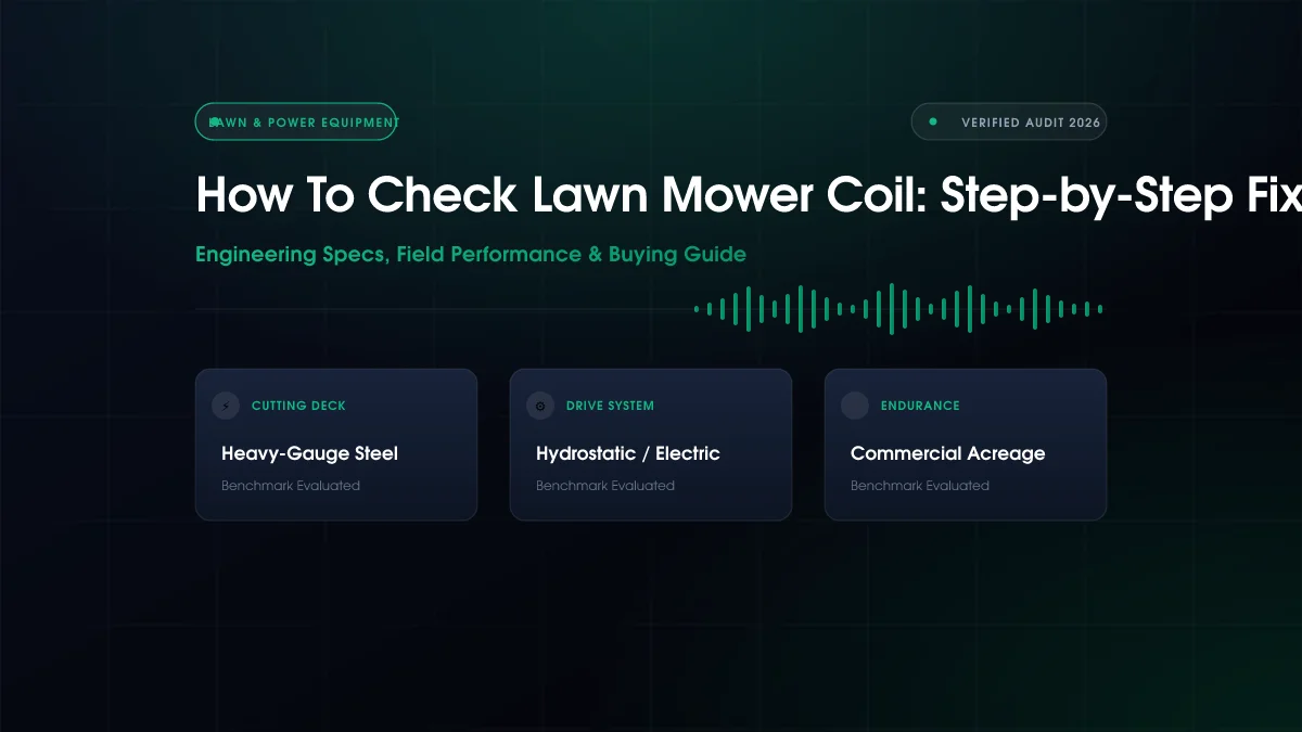 How to Check Lawn Mower Coil
