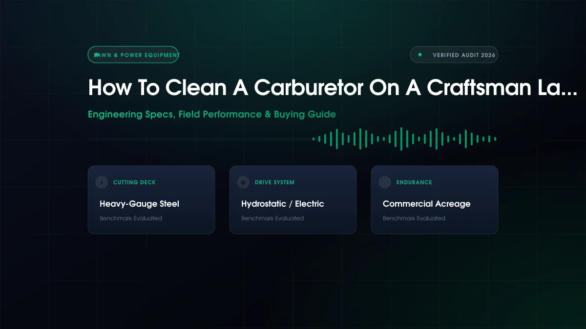 How To Clean A Carburetor On A Craftsman Lawn Mower