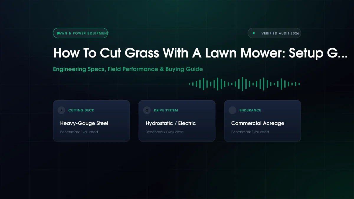 How to Cut Grass with a Lawn Mower