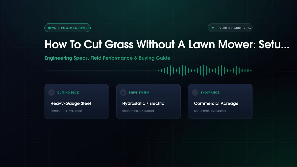 How to Cut Grass Without Lawn Mower