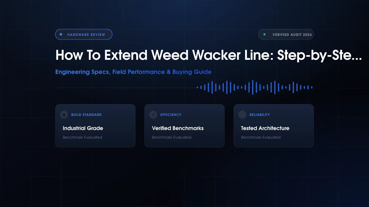How To Extend Weed Wacker Line: Step-by-Step Fix (2026)