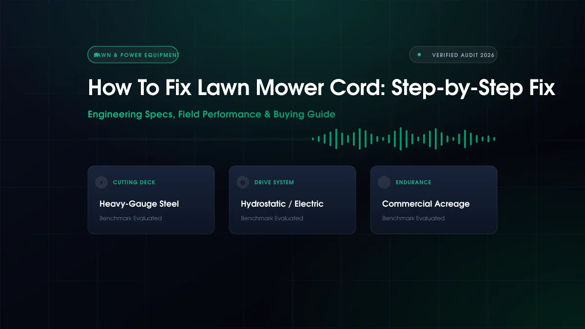 How to Fix Lawn Mower Pull Cord