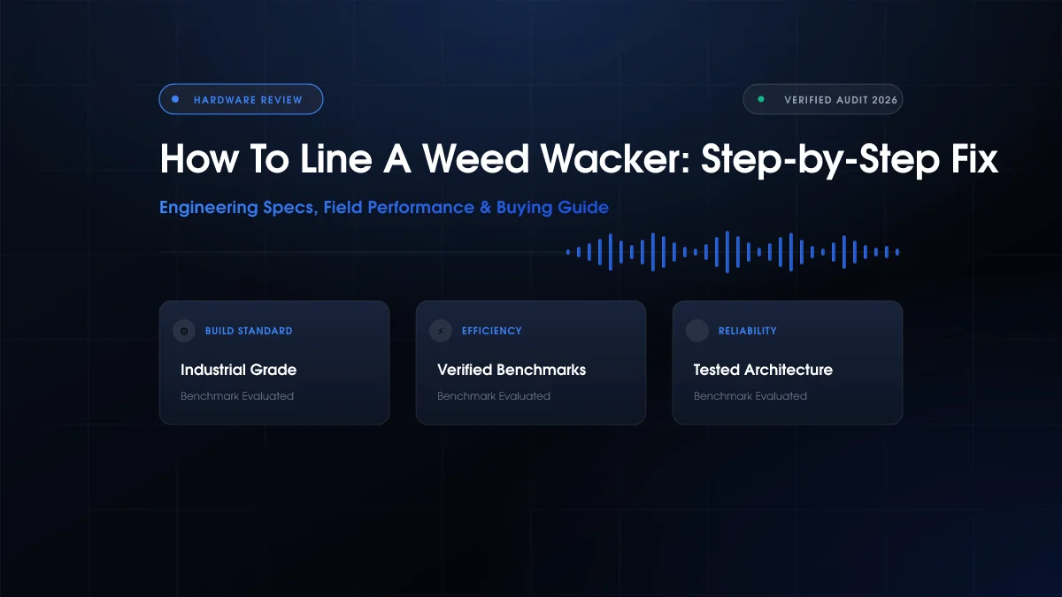 How To Line A Weed Wacker: Step-by-Step Fix (2026)