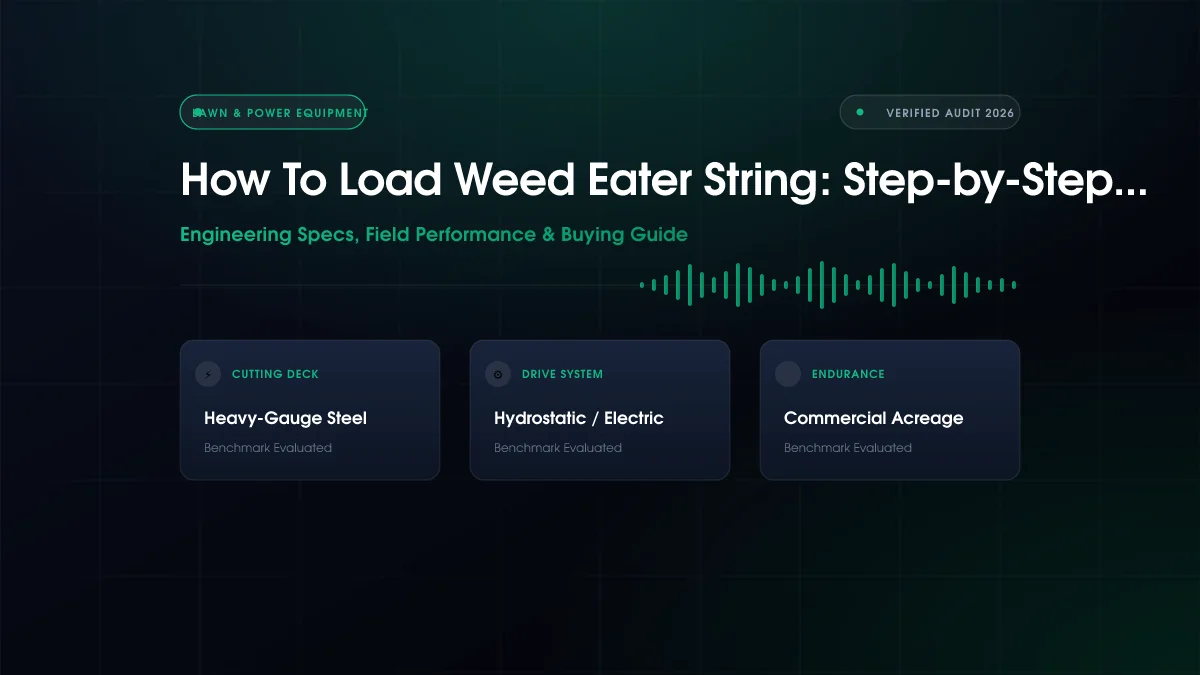 How to Load Weed Eater String