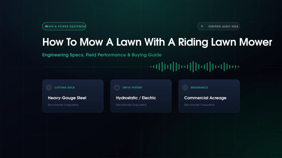 How to Mow a Lawn with a Riding Lawn Mower