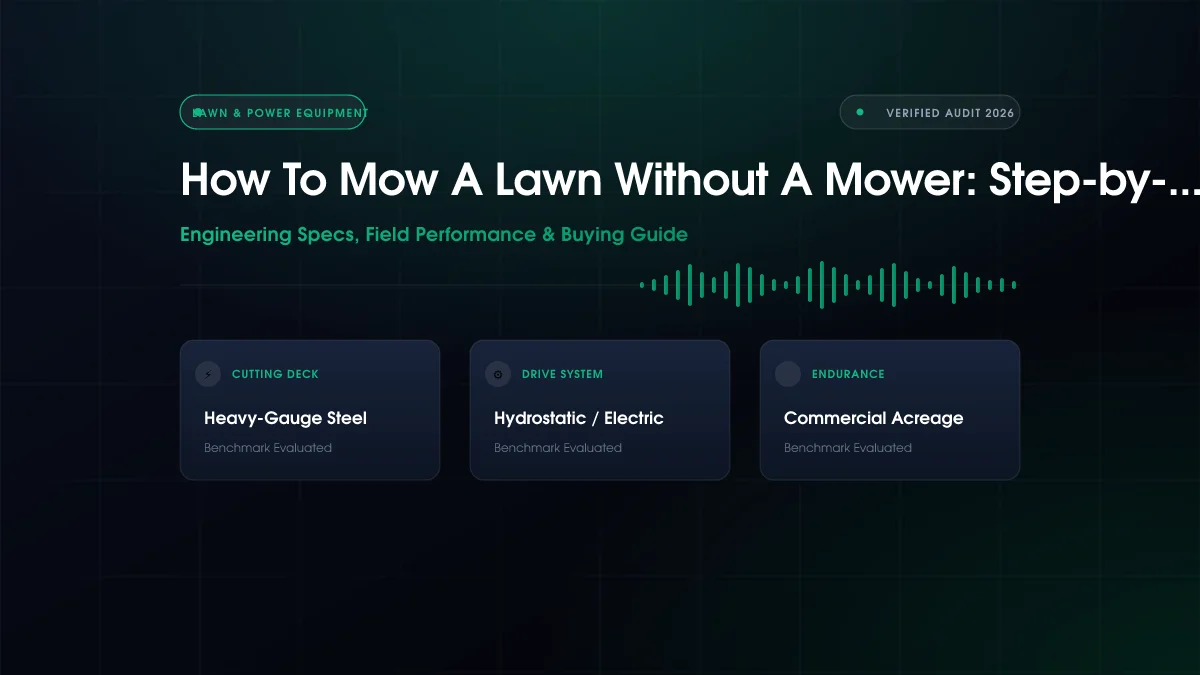 How To Mow A Lawn Without A Mower: Step-by-Step Fix (2026)