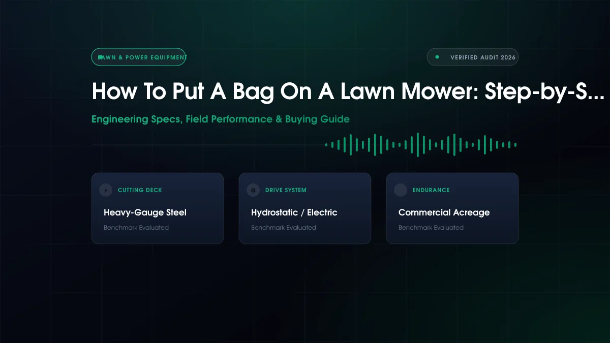 How To Put A Bag On A Lawn Mower: Step-by-Step Fix (2026)