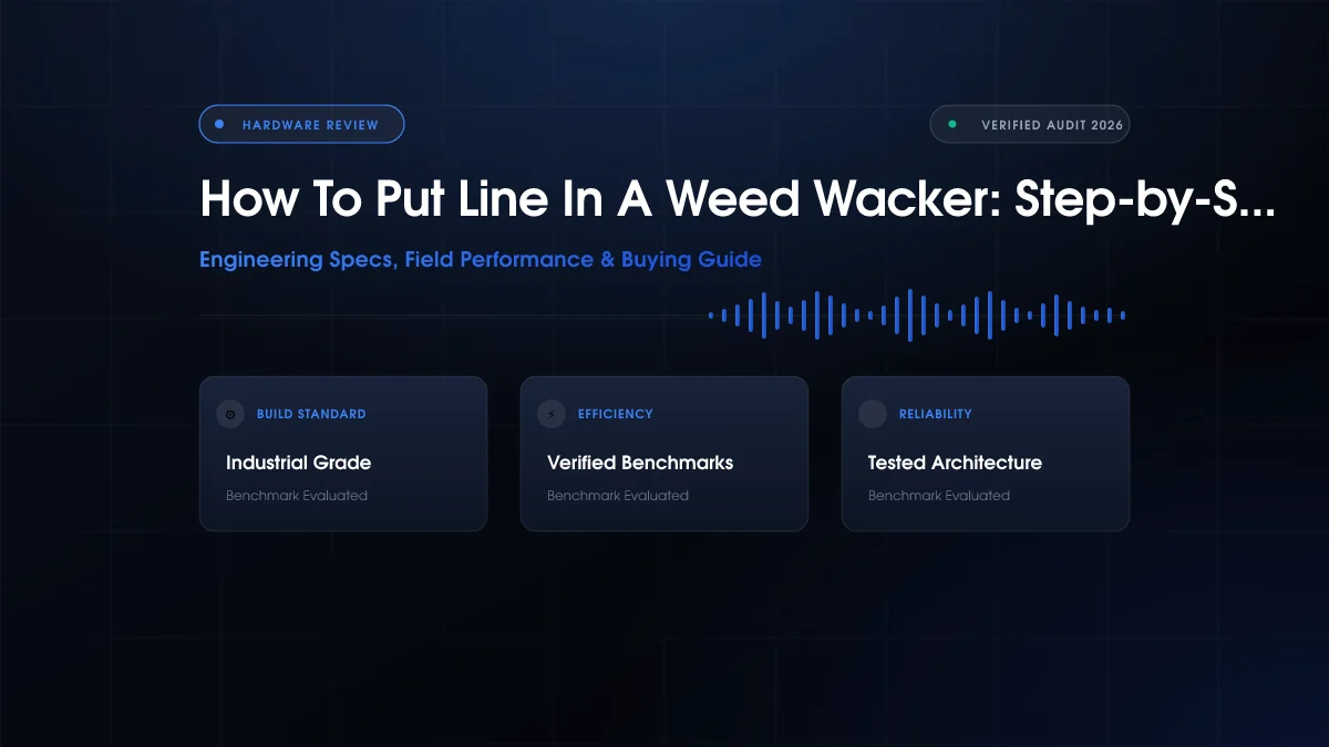How To Put Line In A Weed Wacker: Step-by-Step Fix (2026)