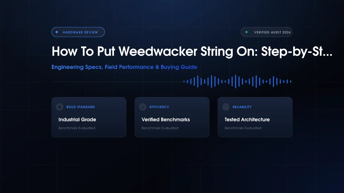How To Put Weedwacker String On: Step-by-Step Fix (2026)