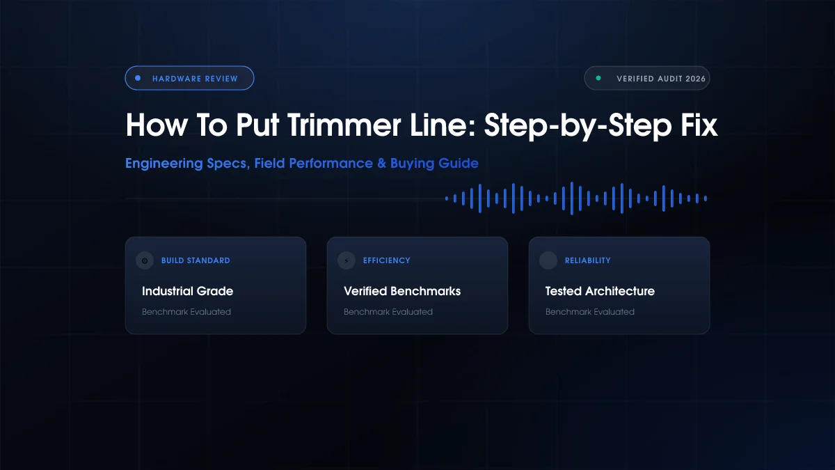 How To Put Trimmer Line: Step-by-Step Fix (2026)