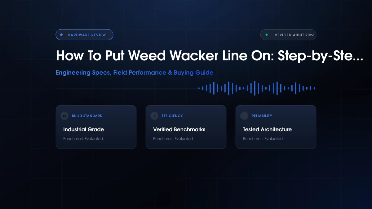 How To Put Weed Wacker Line On: Step-by-Step Fix (2026)