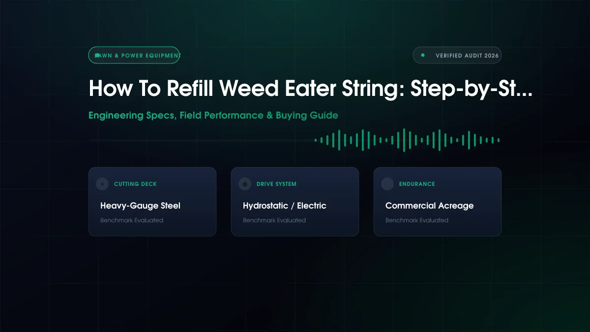 How to Refill Weed Eater String