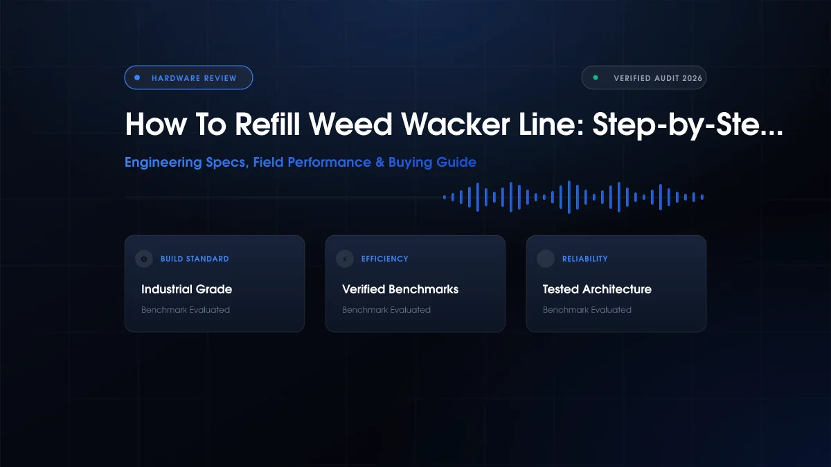 How To Refill Weed Wacker Line: Step-by-Step Fix (2026)
