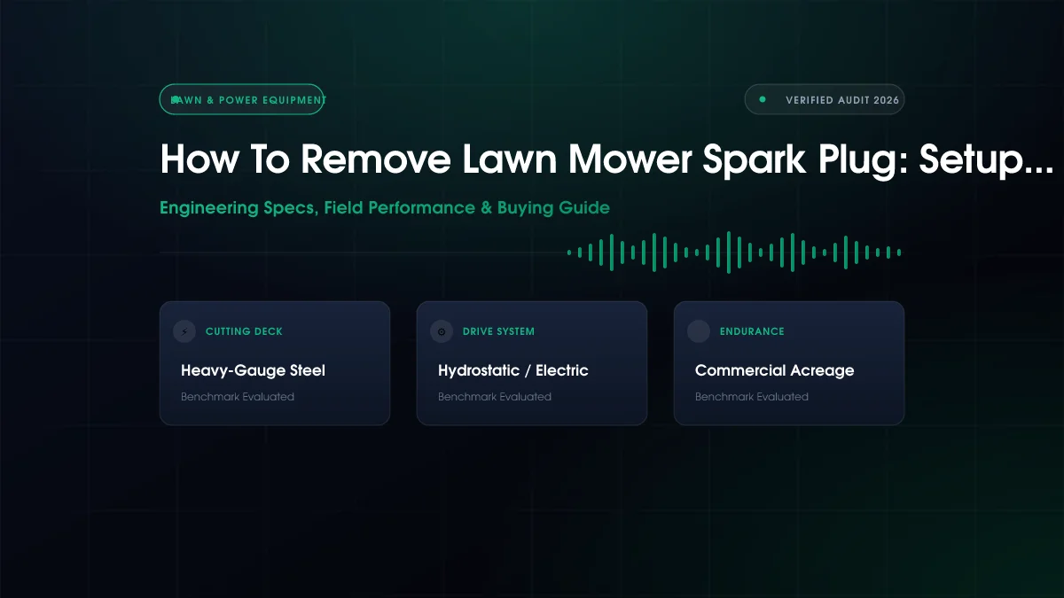 How to Remove Lawn Mower Spark Plug
