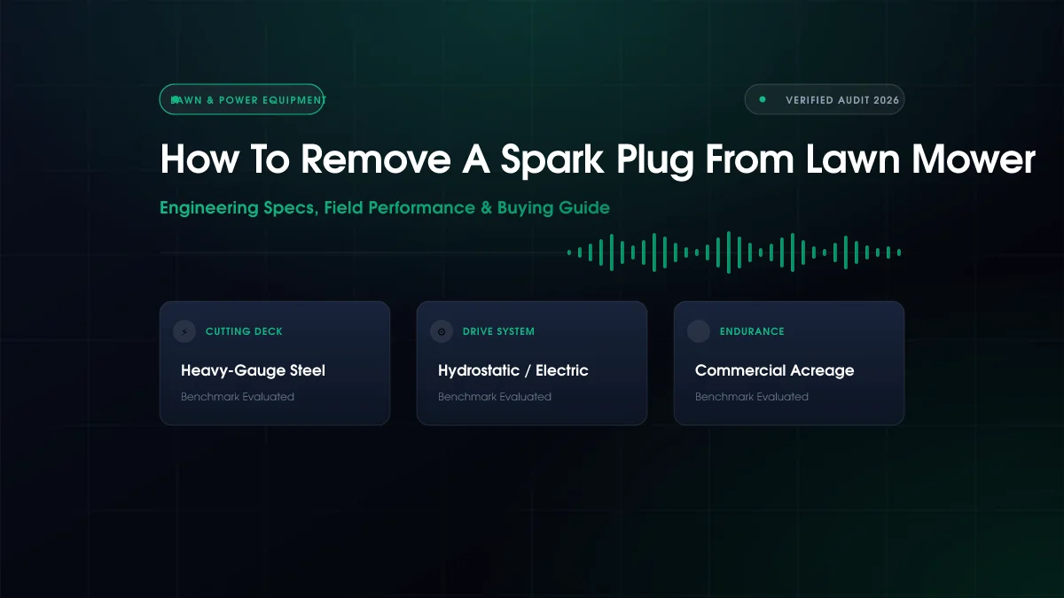 How to Remove Spark Plug Lawn Mower