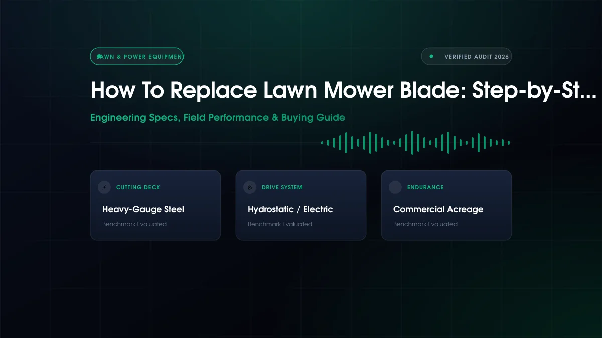 How to Replace Lawn Mower Blade