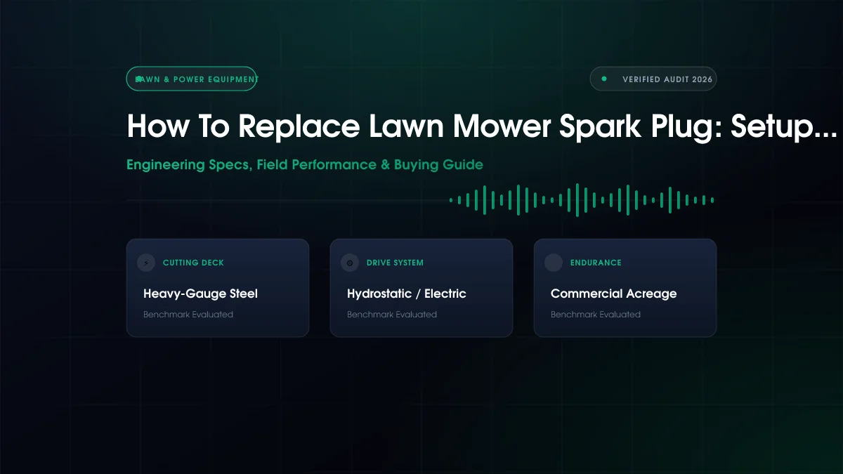 How to Replace Lawn Mower Spark Plug