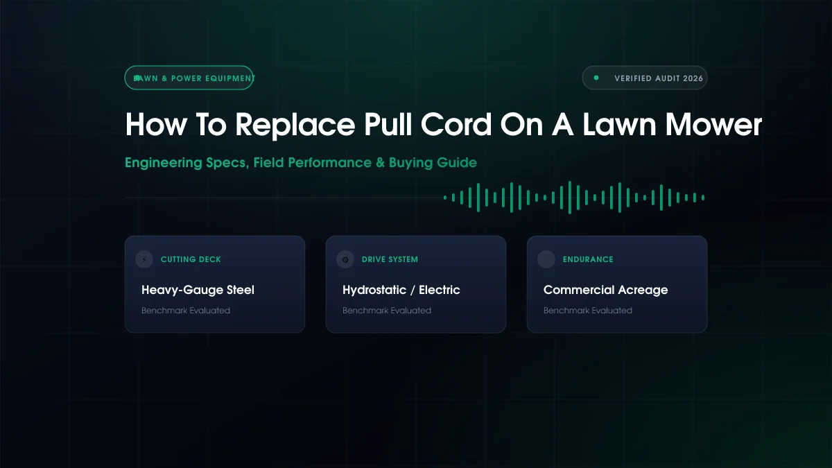 How to Replace a Pull Cord on a Lawn Mower (5 Steps)