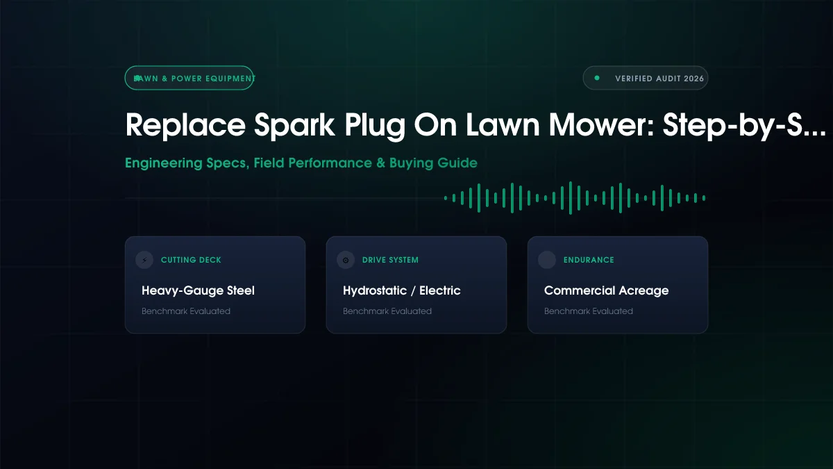 Replace Spark Plug On Lawn Mower: Step-by-Step Fix (2026)
