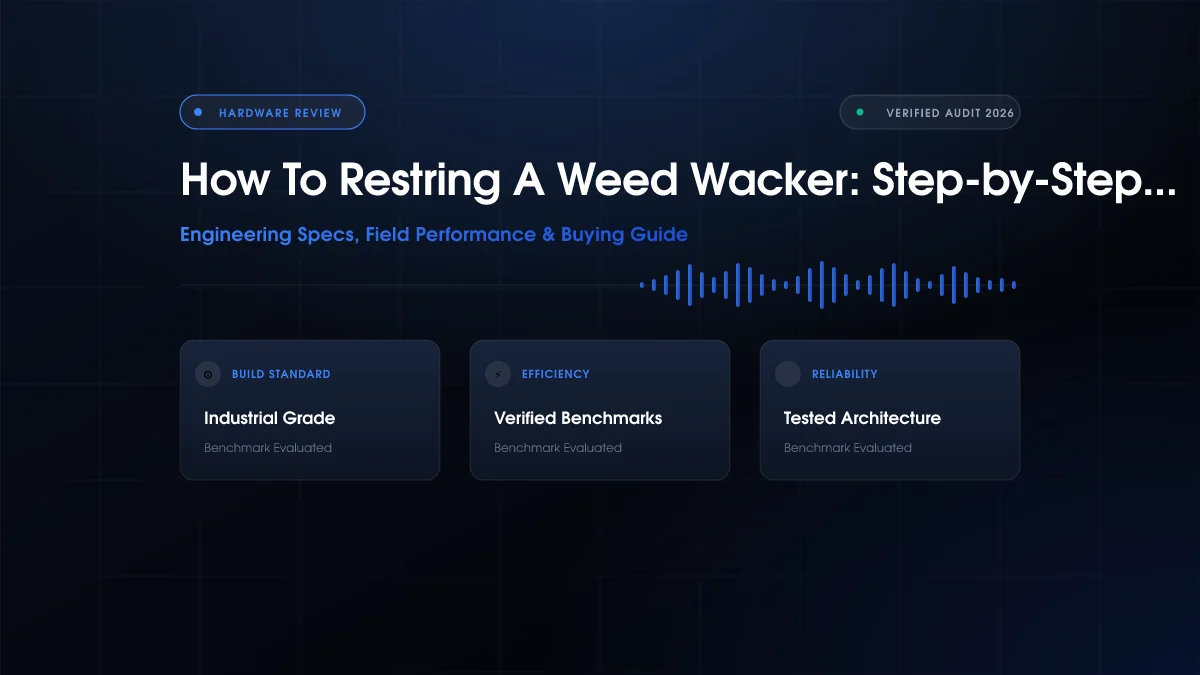 How to Restring a Weed Wacker