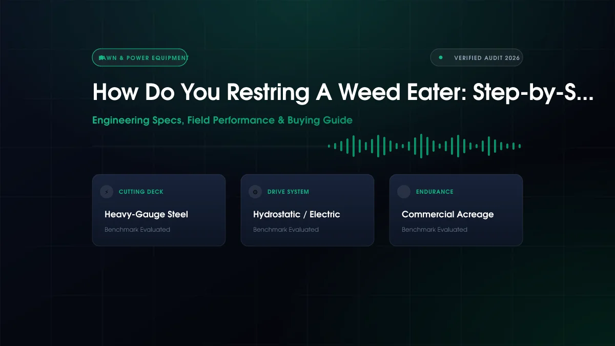 How to Restring Weed Eater