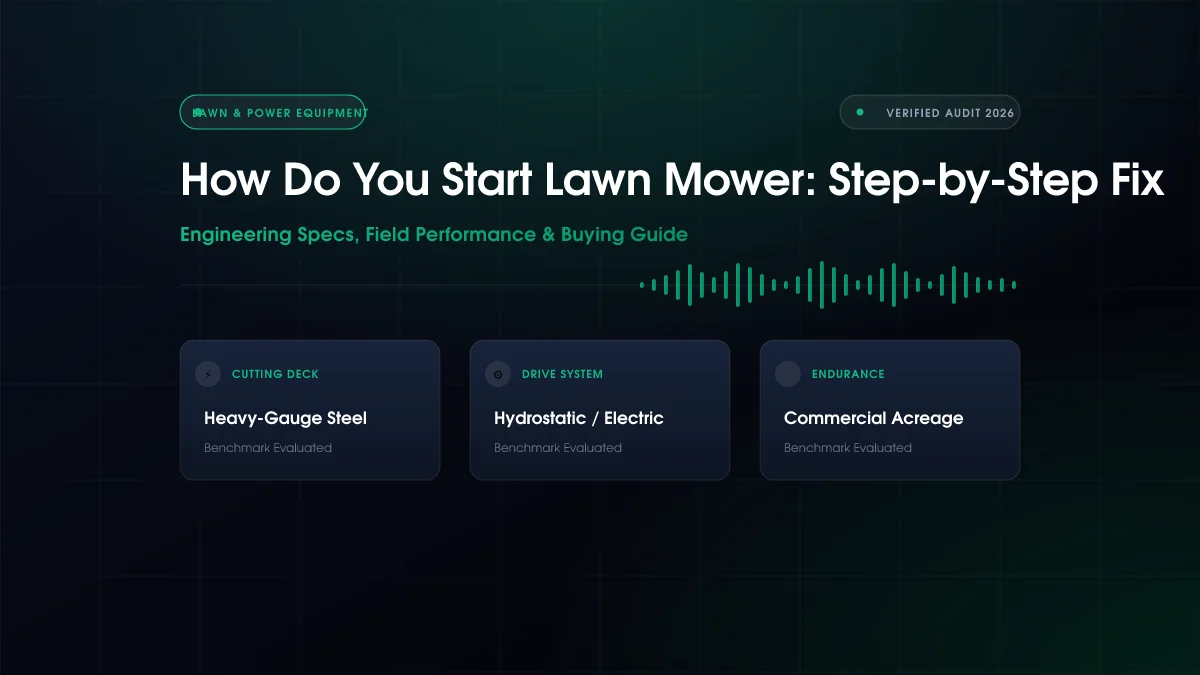 How to Start a Lawn Mower