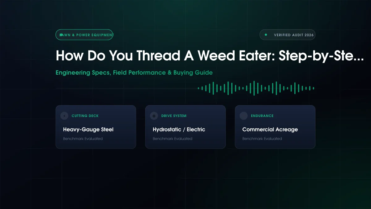 How to Thread Weed Eater