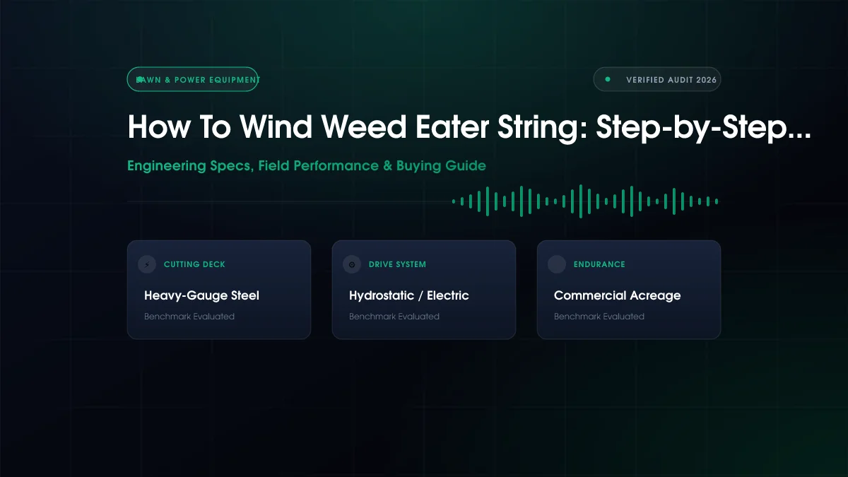 How to Wind Weed Eater String