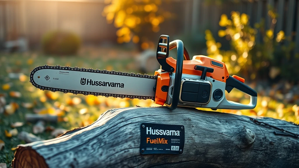 Husqvarna Chainsaw Fuel Mix: 2-Stroke Engine Output