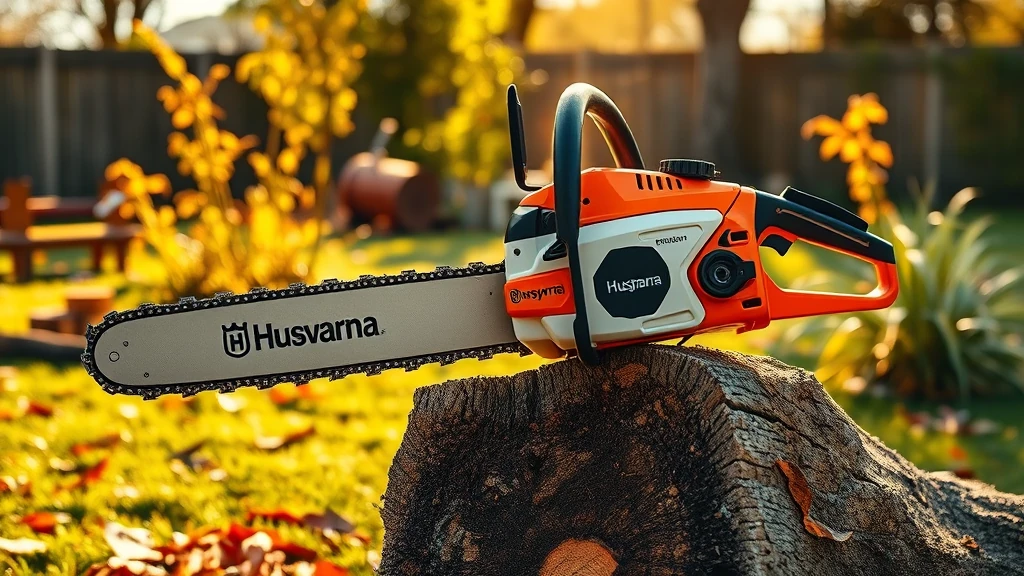 Husqvarna Pro Chainsaw: 2-Stroke Engine Output
