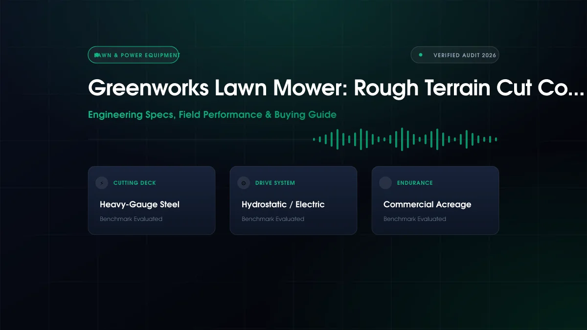 Greenworks Lawn Mower: Rough Terrain Cut Compared