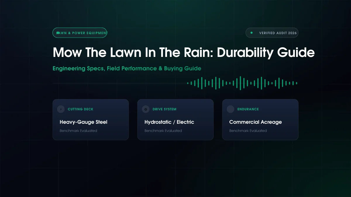 Mow The Lawn In The Rain: Durability Guide (2026)