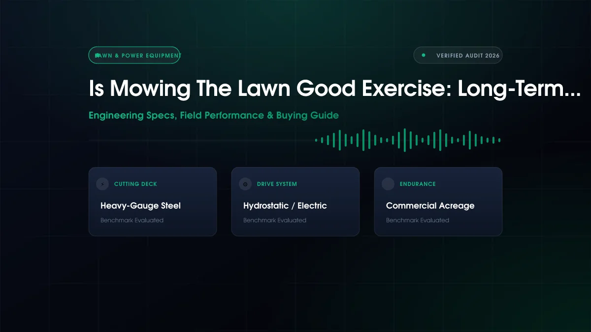Is Mowing Lawn Good Exercise?